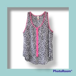 High Low Lounge / Beach Sheer Tank Top Size XL